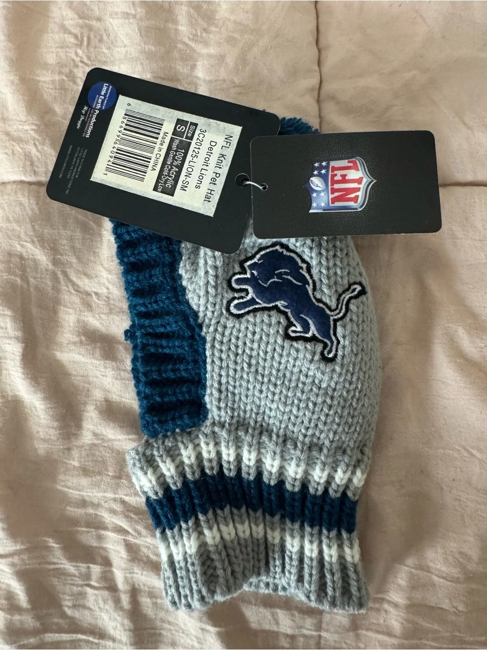 NFL Team Pet Knit Hat - Teal, Gray & Navy